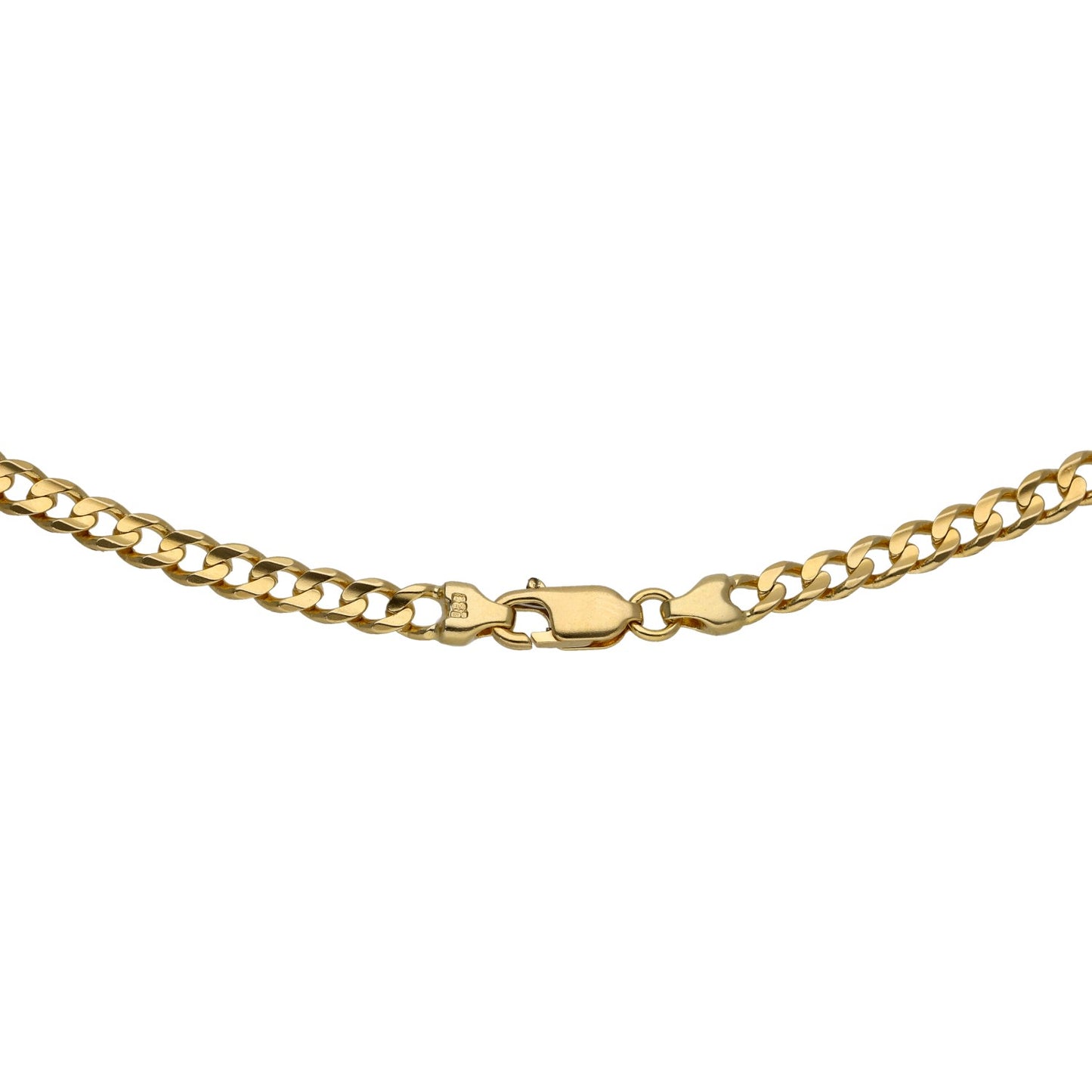 9ct Gold Curb Chain 20"
