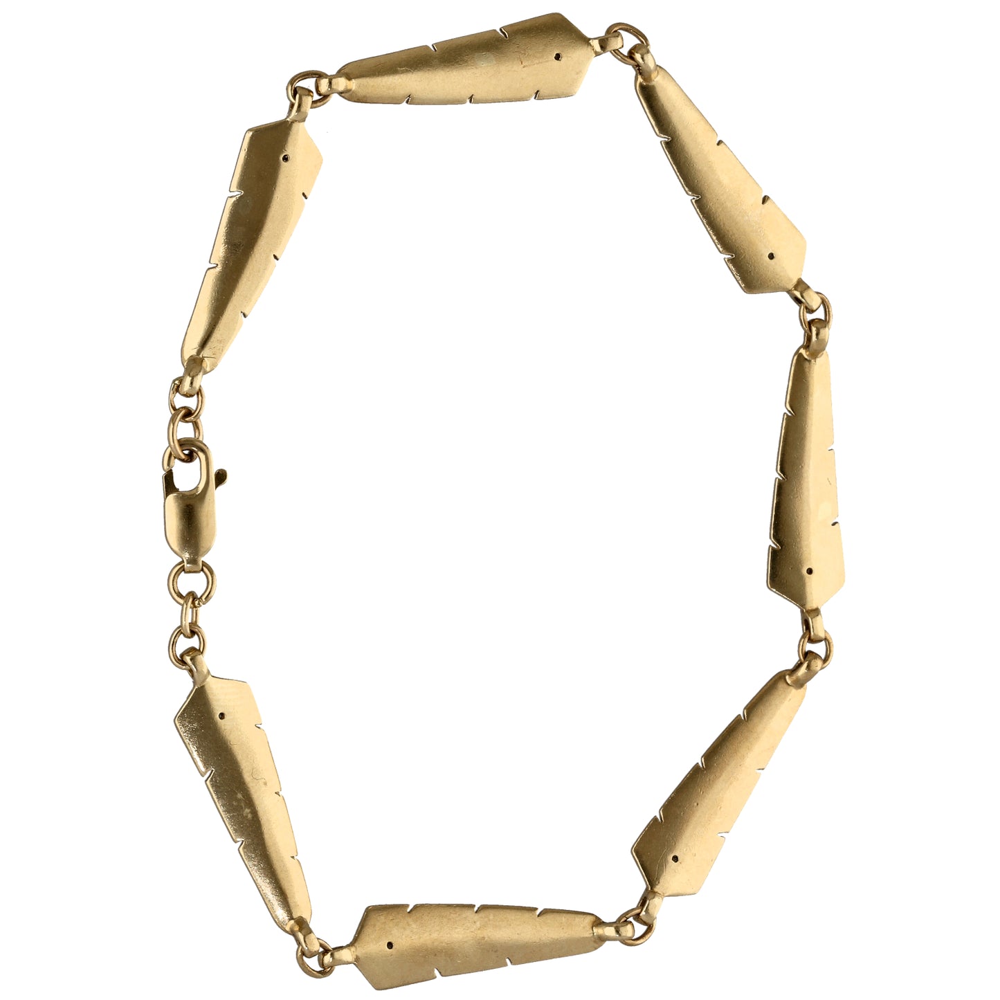 9ct Gold Cubic Zirconia Alternative Bracelet