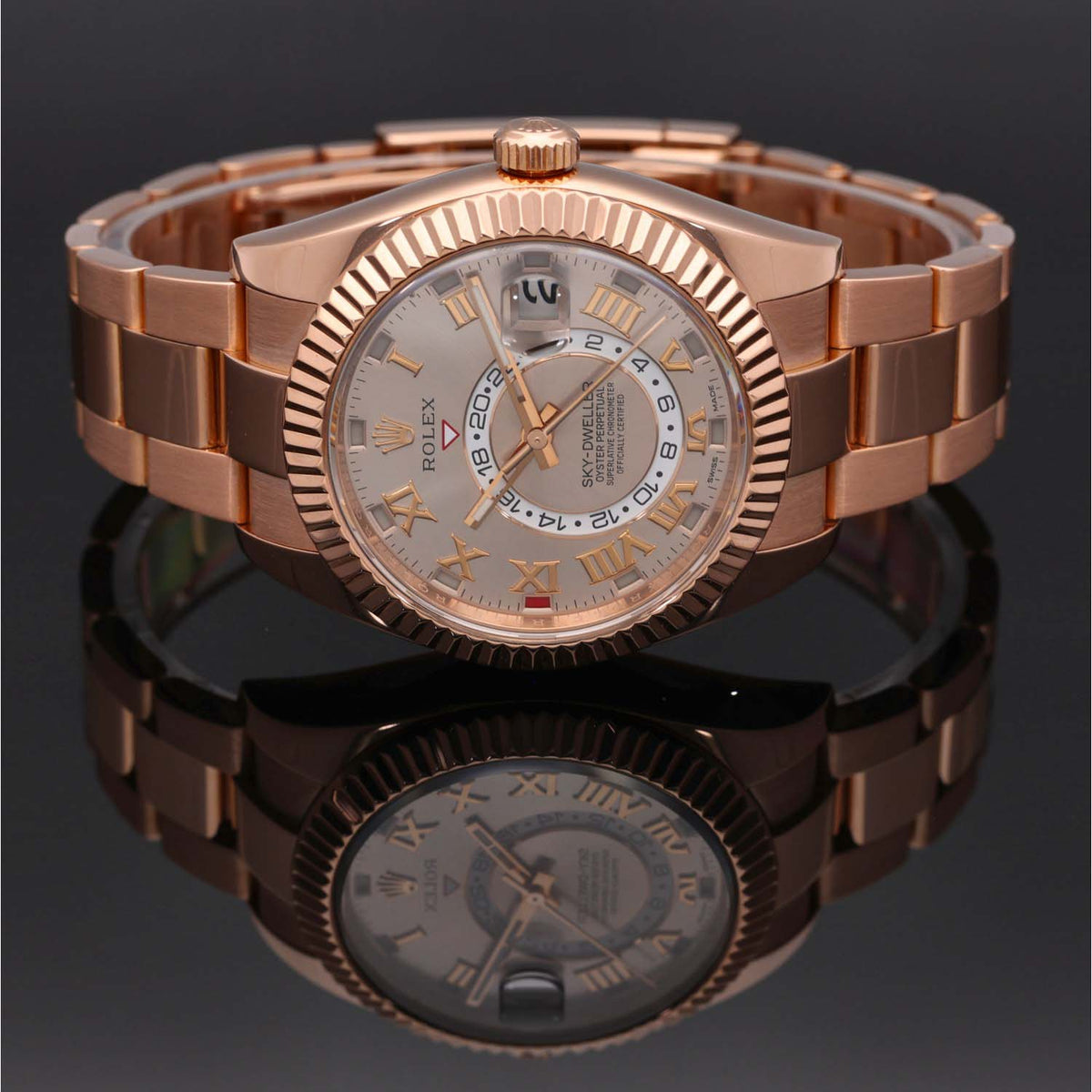 Rolex Sky Dweller 326935 42mm Rose Gold Watch