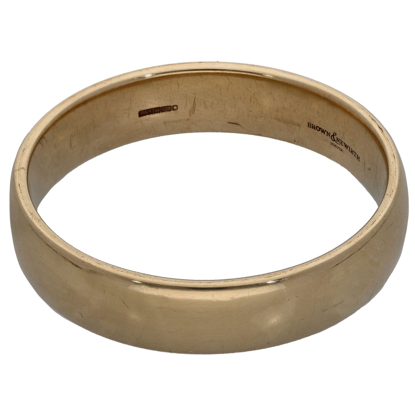 9ct Gold Plain Wedding Ring Size Z+6