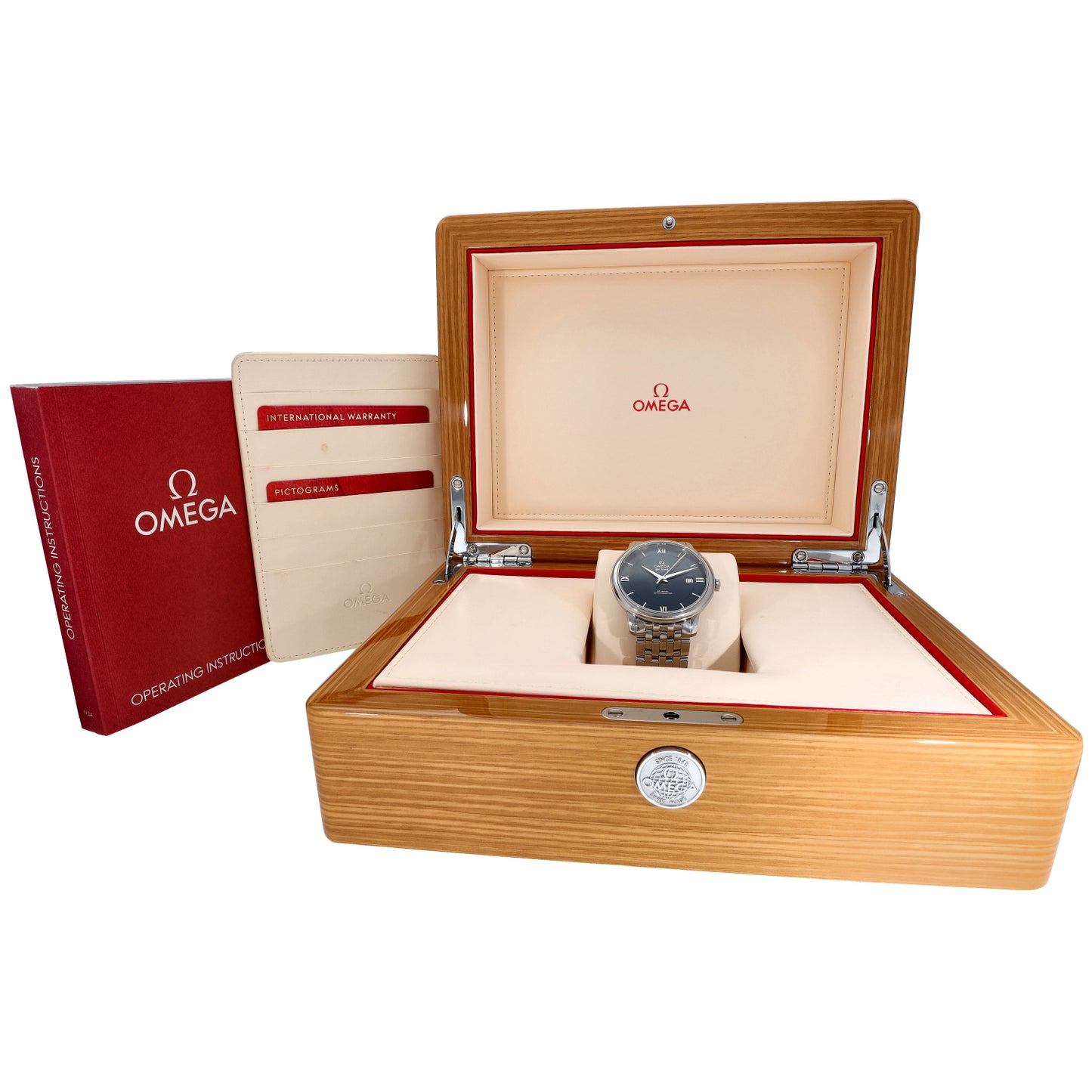 Omega De Ville Prestige 424.10.40.20.03.001 39.5mm Stainless Steel Watch