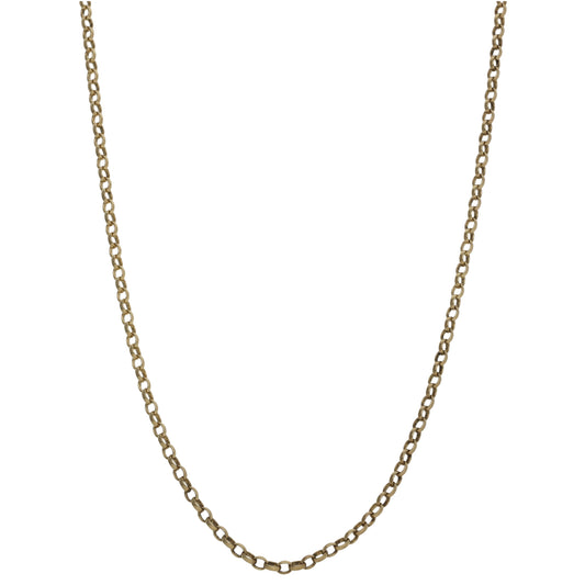 9ct Gold Belcher Chain 22"