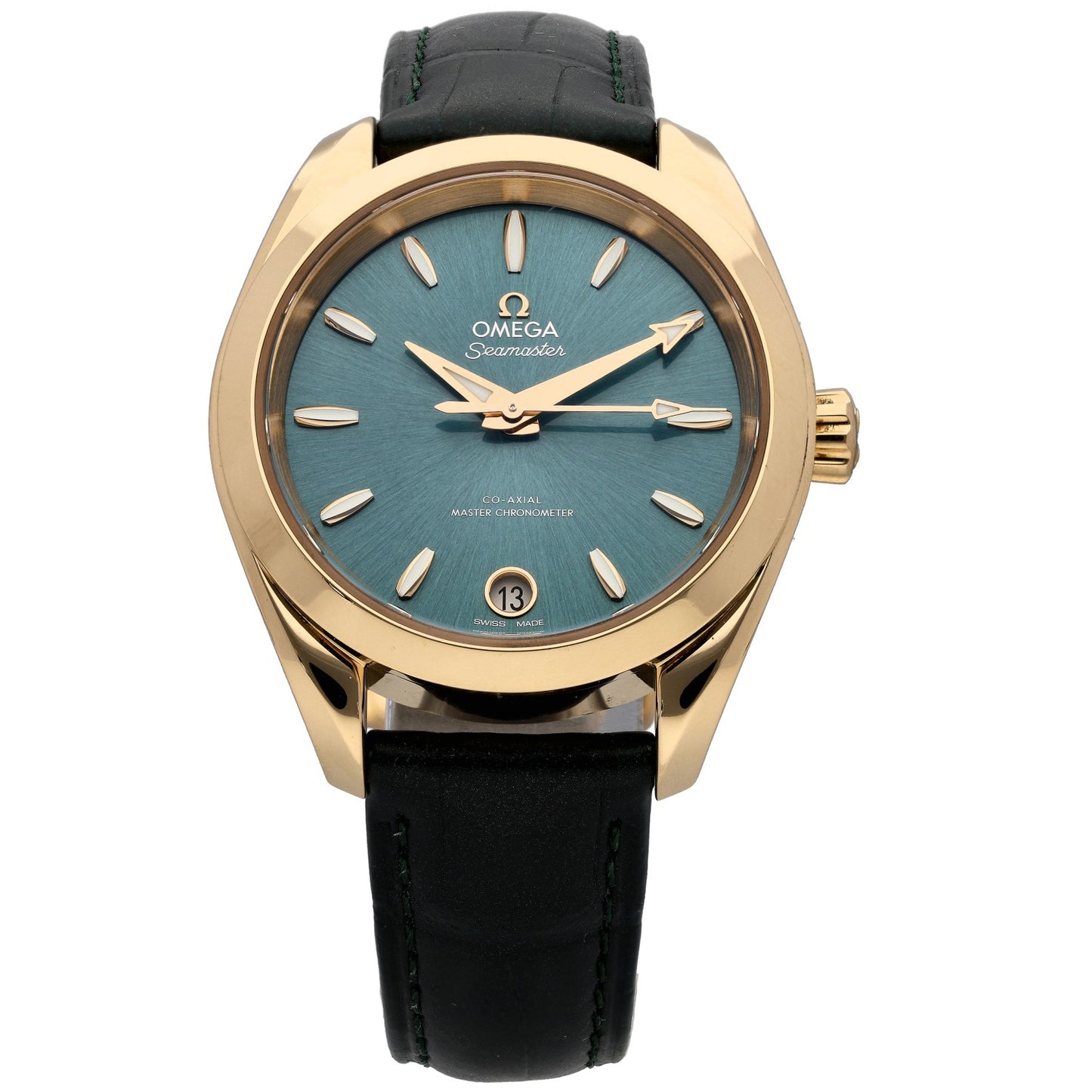 Omega Seamaster Aqua Terra Shades 220.53.34.20.10.001 34mm Gold Watch