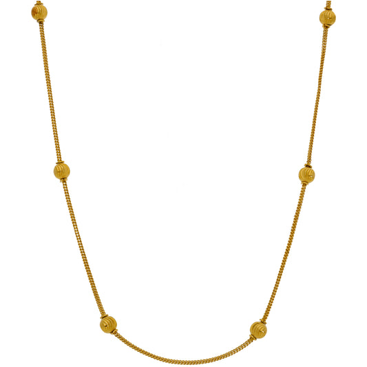 22ct Gold Fancy Necklace 18"