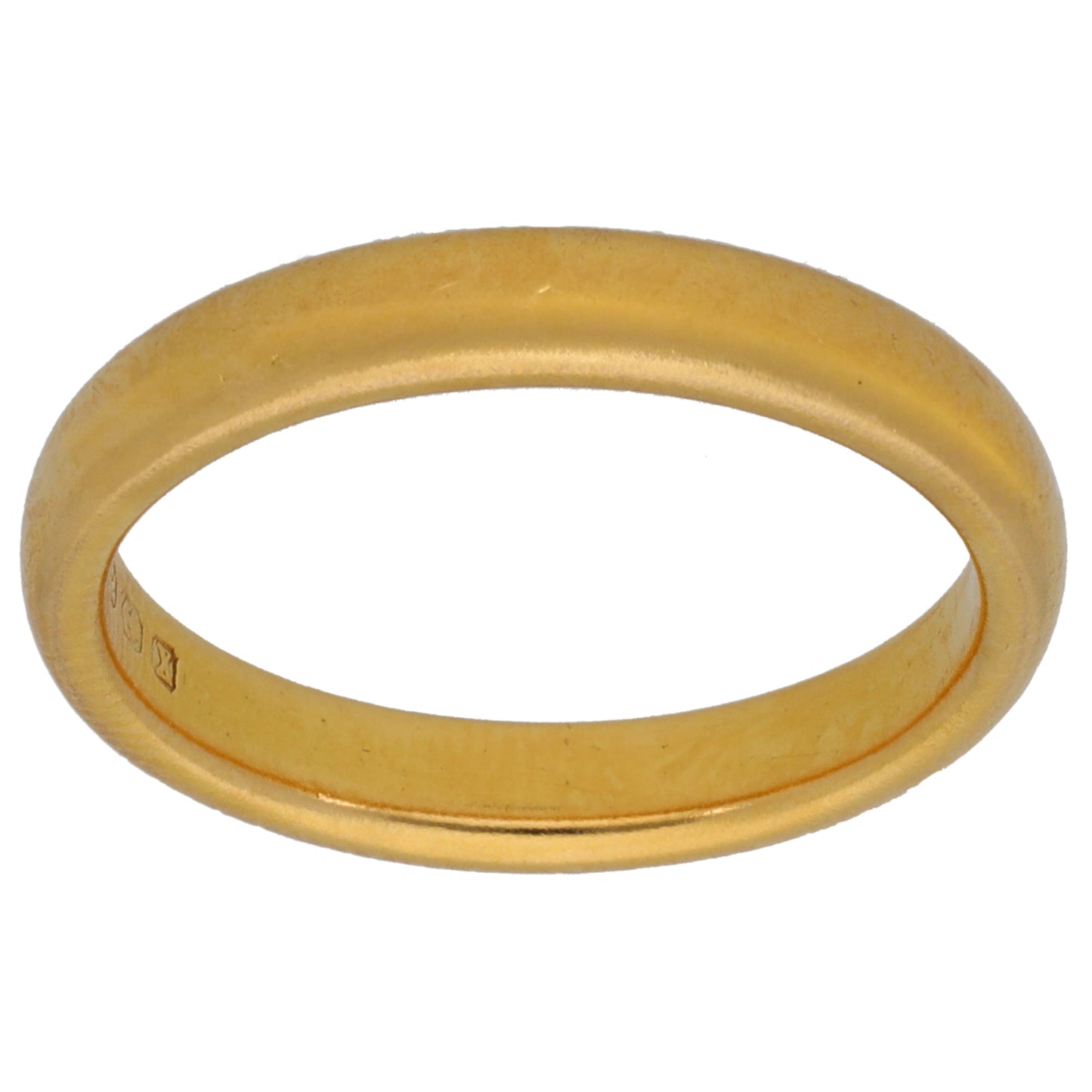 22ct Gold Plain Wedding Ring Size P