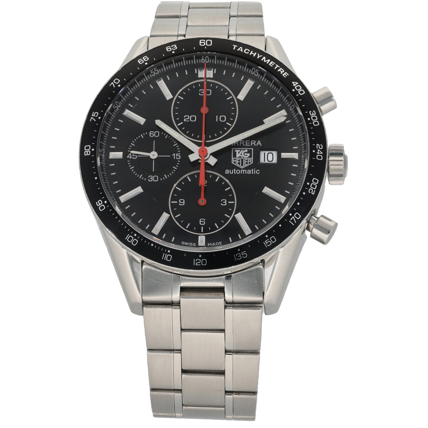 Tag Heuer Carrera CV2014-3 41mm Stainless Steel Watch