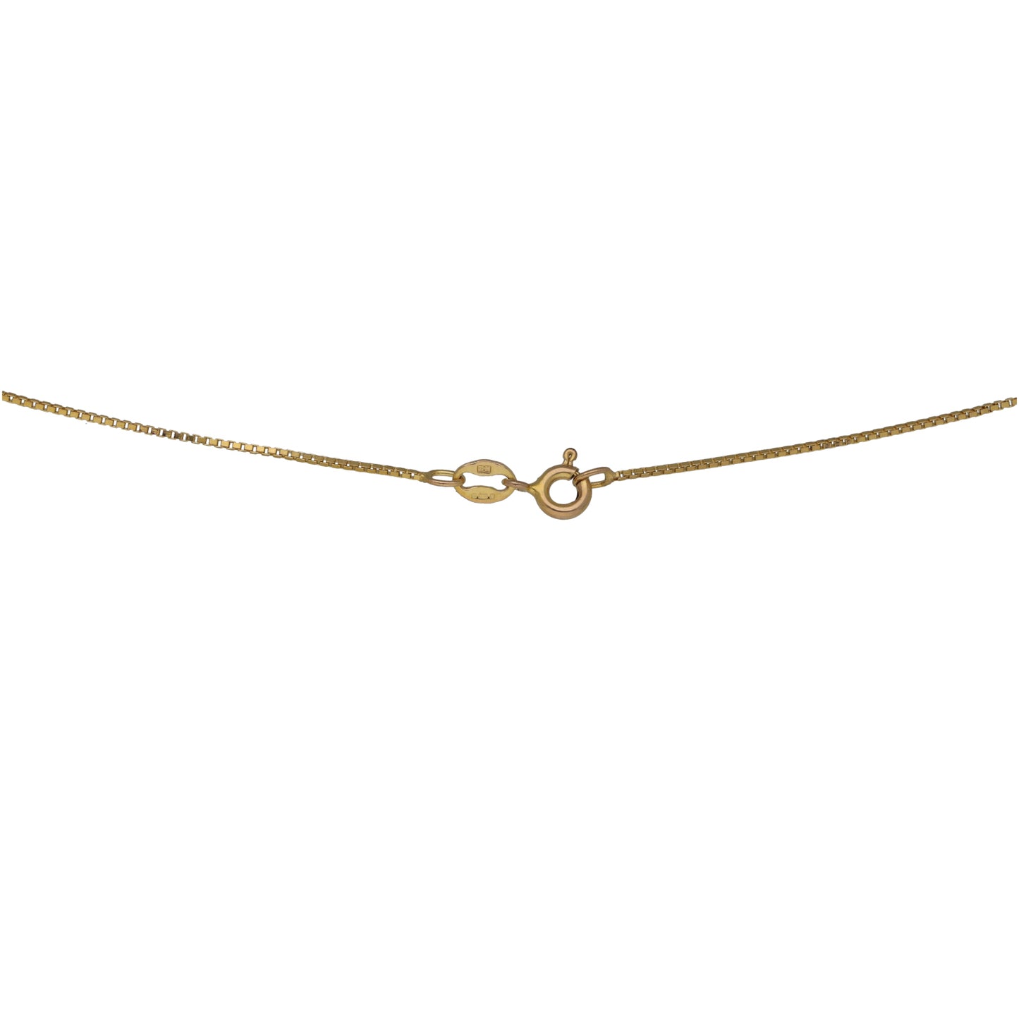 9ct Gold 0.005ct Diamond Alternative Pendant With Chain