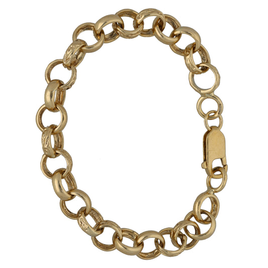 9ct Gold Belcher Bracelet