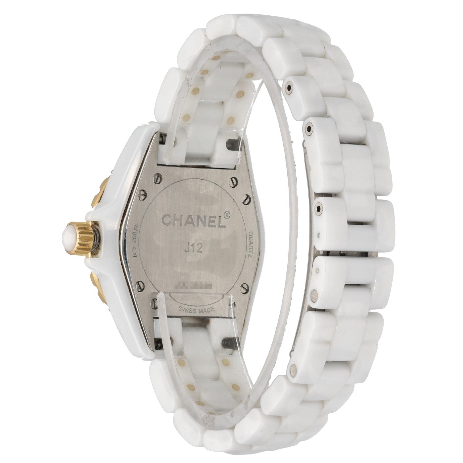 cahnel j12, white ceramic case and bracelet