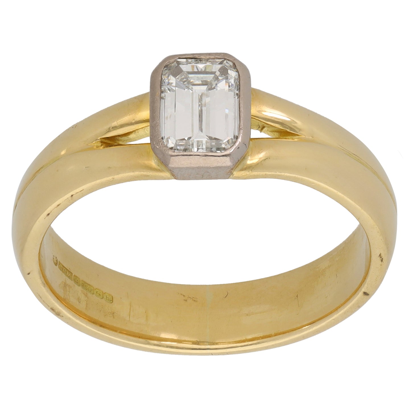 18ct Gold 1.25ct Diamond Solitaire Ring Size W
