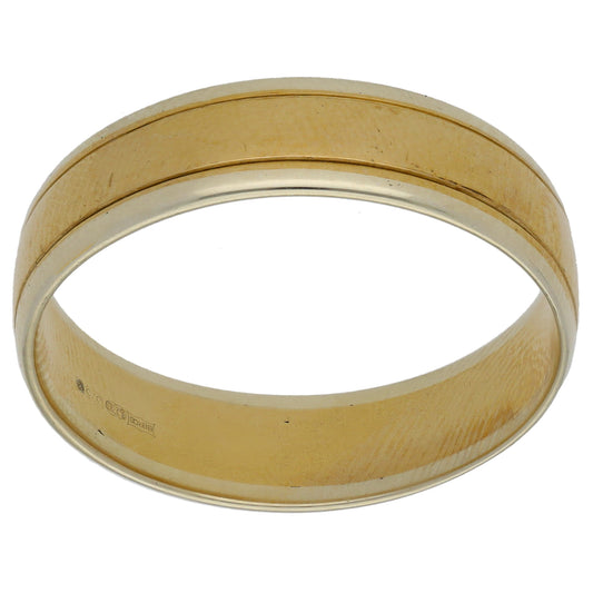 9ct Gold Plain Wedding Ring Size V
