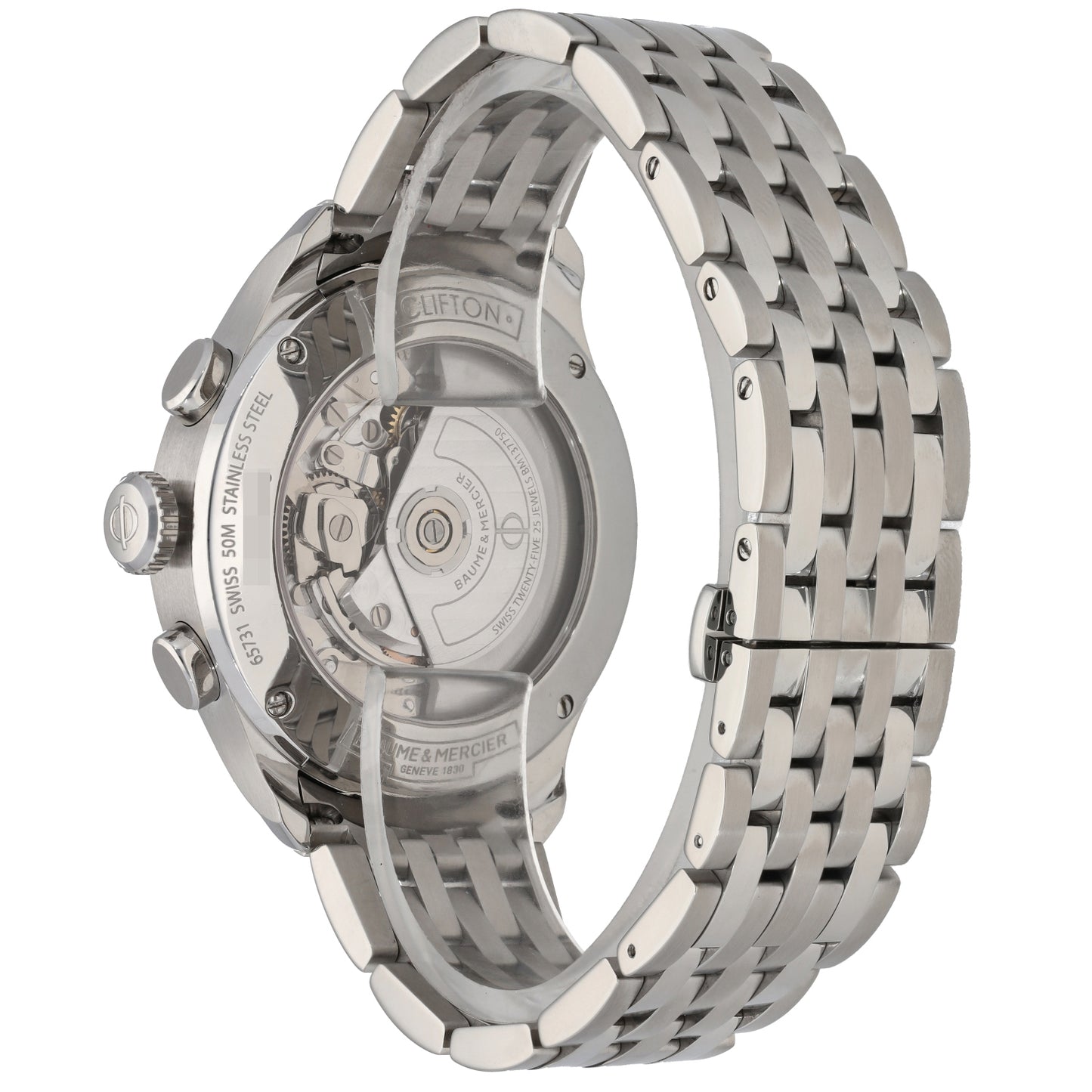 Baume Et Mercier Clifton 65731 40mm Stainless Steel Watch