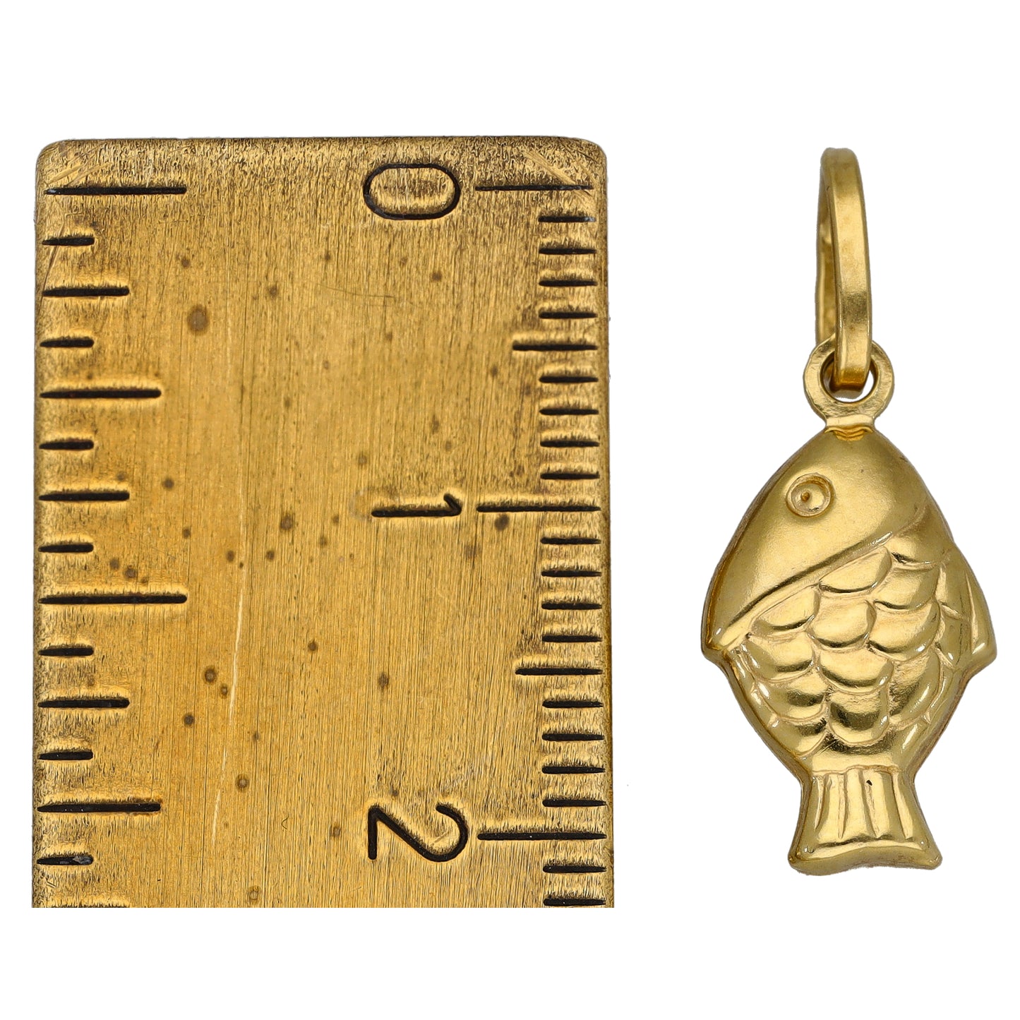 18ct Gold Fish Pendant