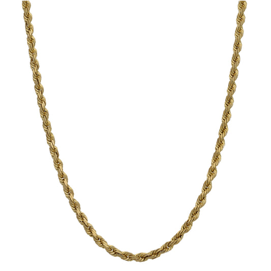 9ct Gold Rope Chain 22"