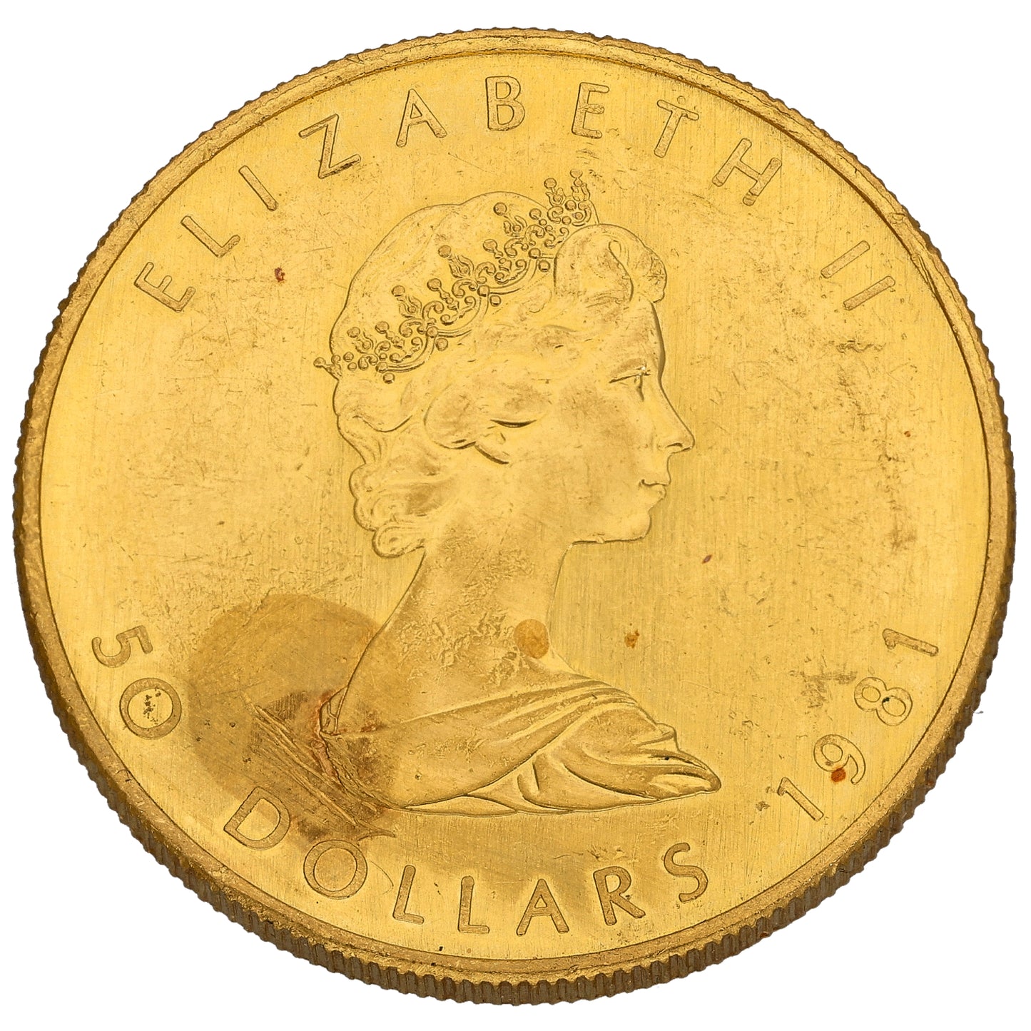 24ct Gold Canada Maple 1 OZ Coin 1981