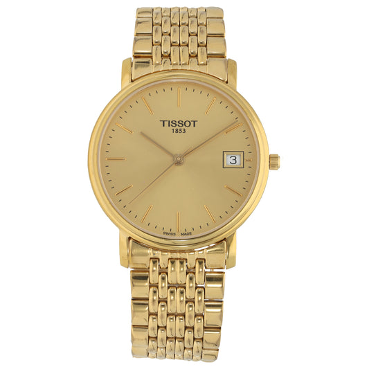 Tissot Vintage T870/970 34mm Gold Plated Watch