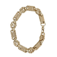 Load image into Gallery viewer, 9ct Gold Stars &amp; Bars Bracelet
