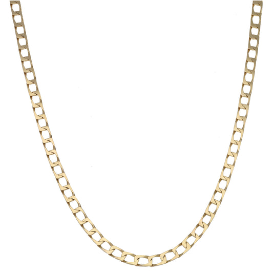 9ct Gold Curb Chain 20"