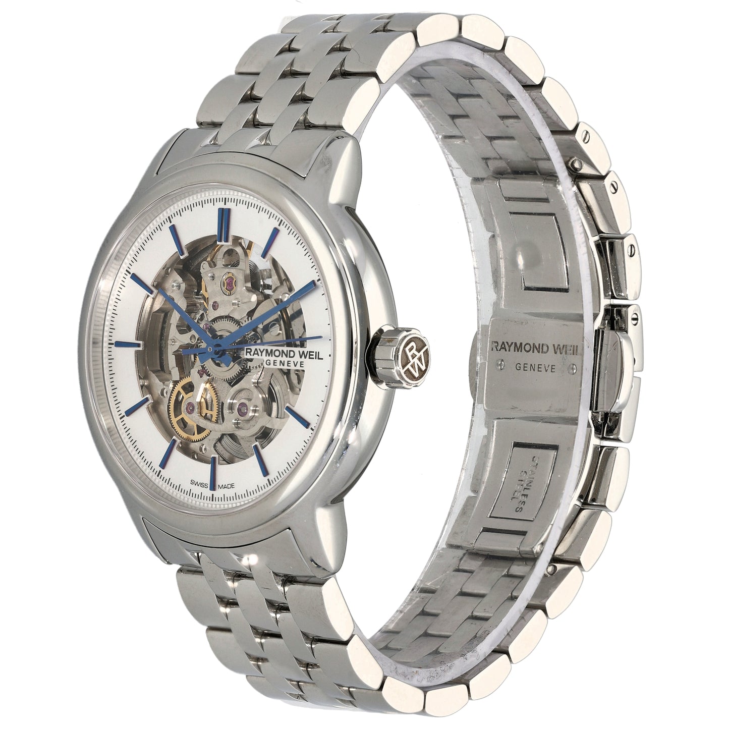 Raymond Weil Maestro 2215 39.5mm Stainless Steel Watch