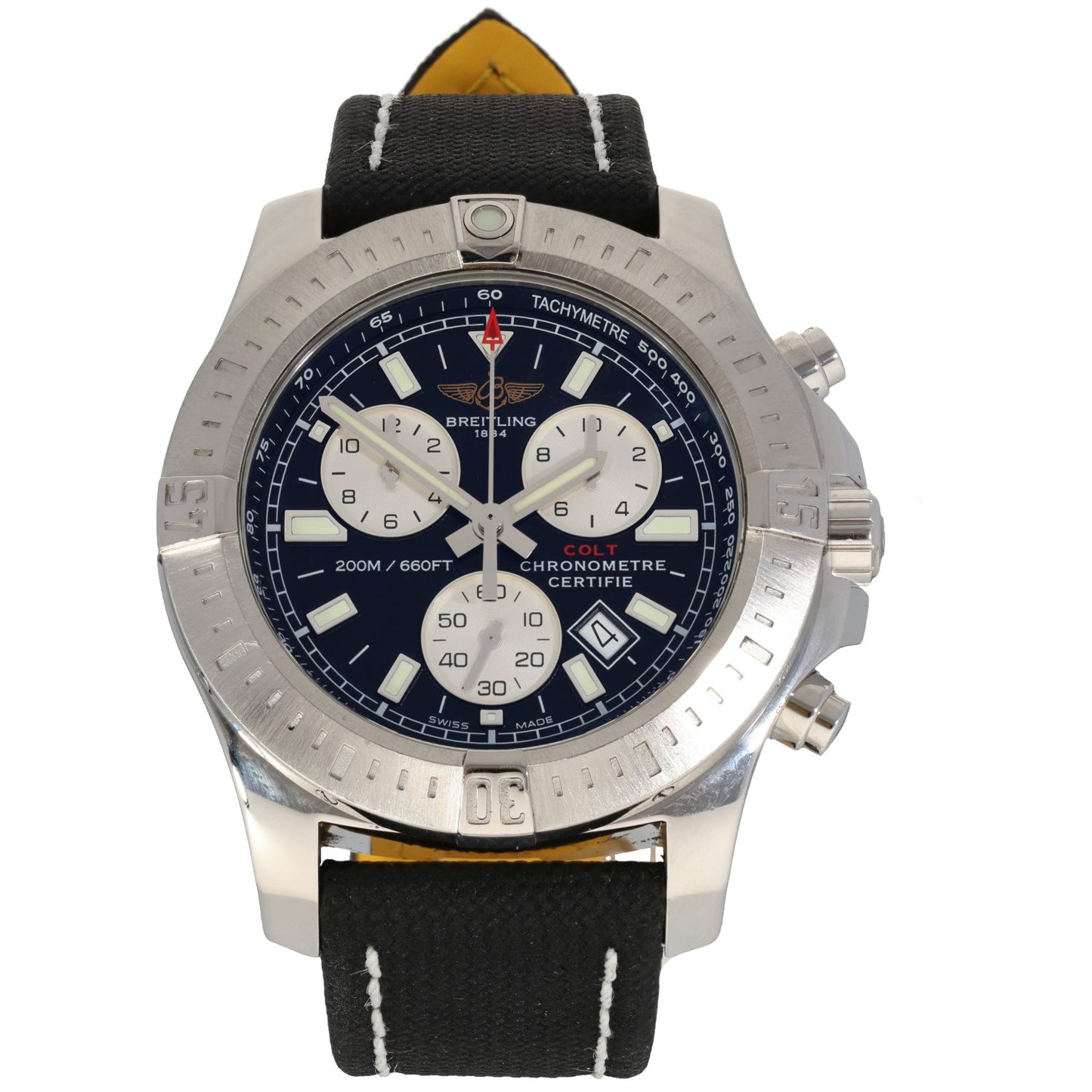 Breitling Colt Chronograph II A73388 44mm Stainless Steel Watch
