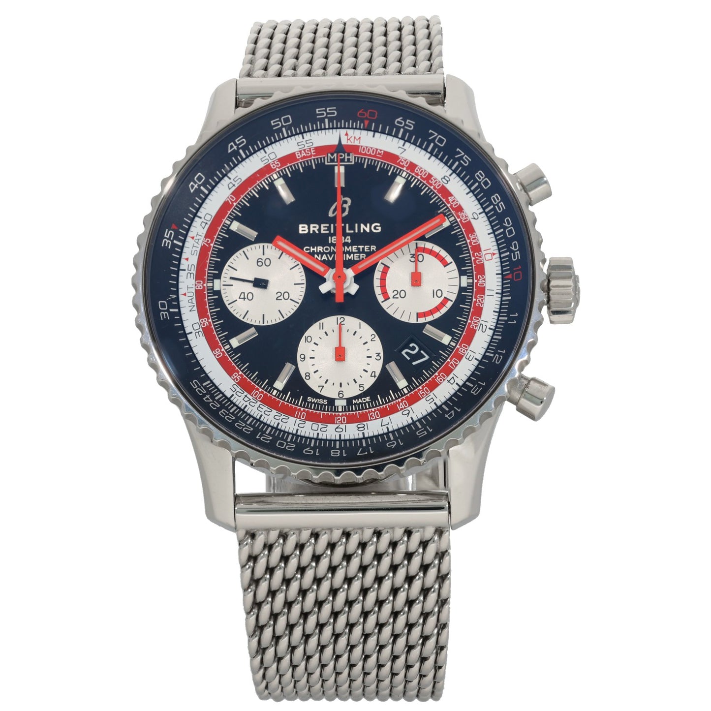 Breitling Navitimer B01 AB0121 43mm Stainless Steel Watch