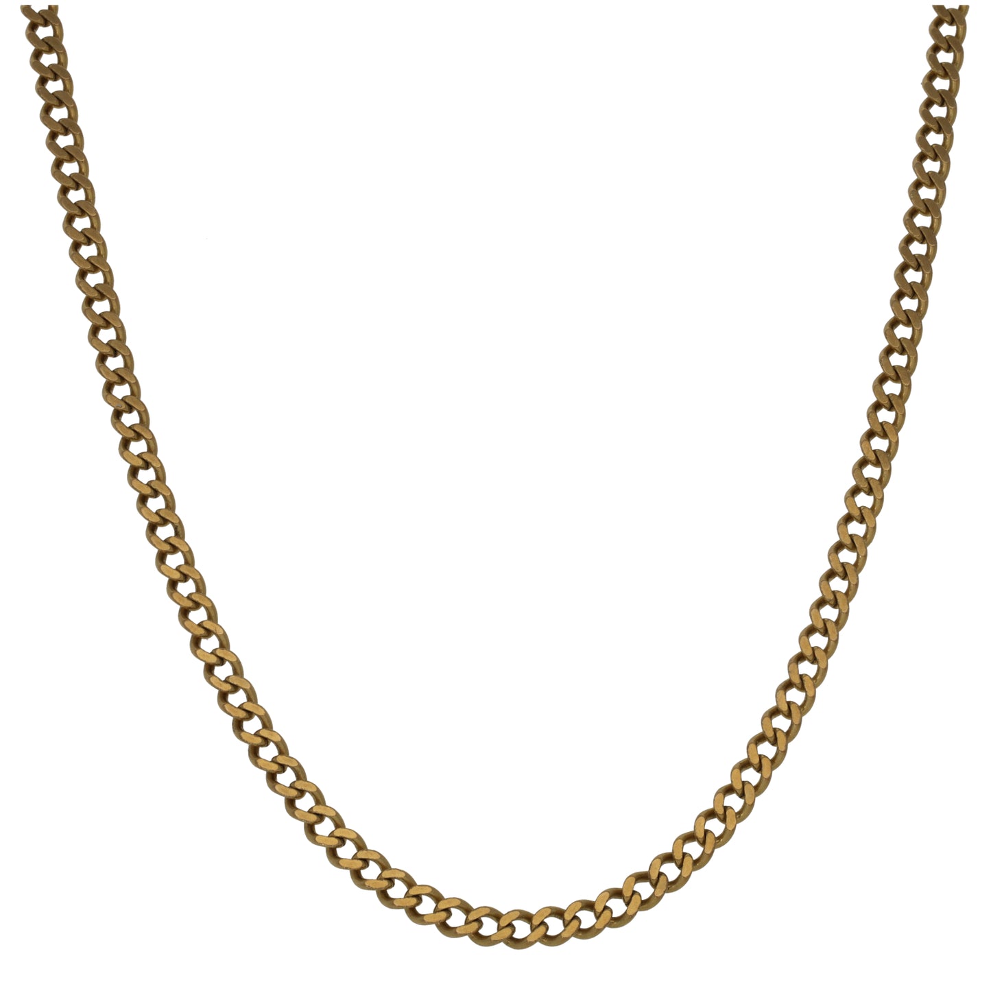 9ct Gold Curb Chain 26"