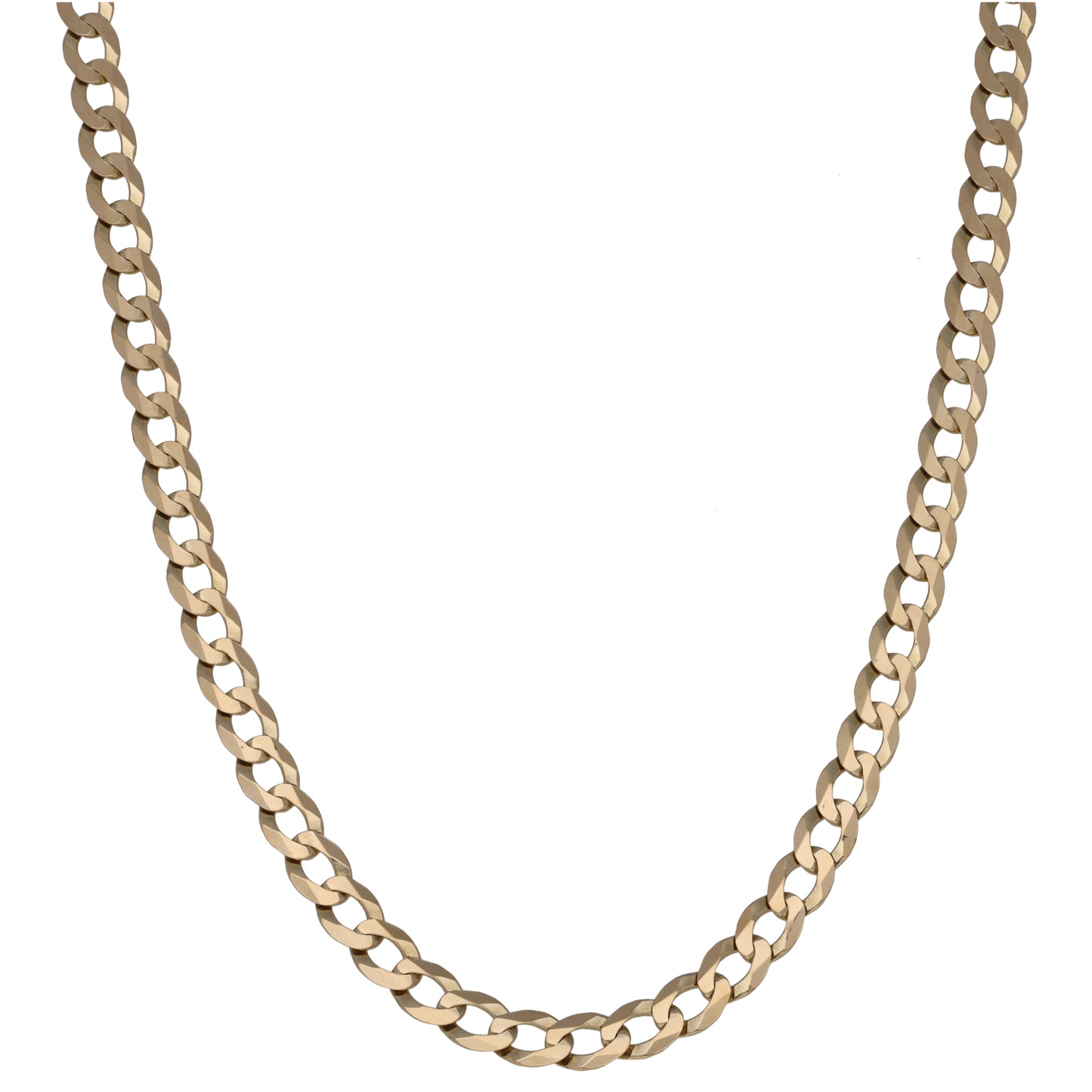 9ct Gold Curb Chain 20"