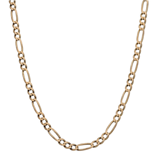 9ct Gold Figaro Chain 26"