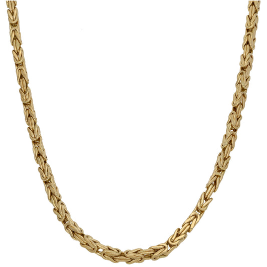 14ct Gold Byzantine Chain 26"