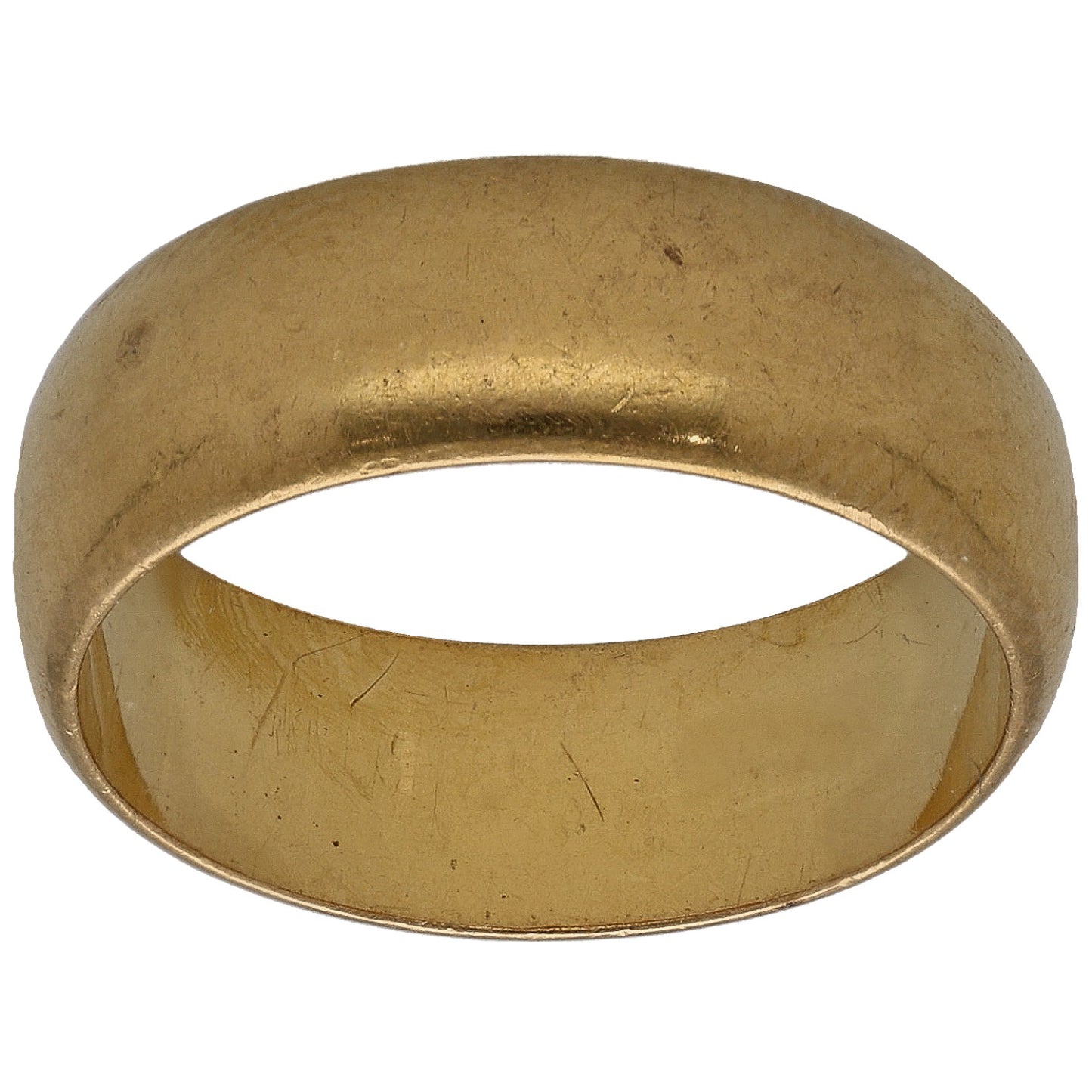 22ct Gold Plain Wedding Ring Size K