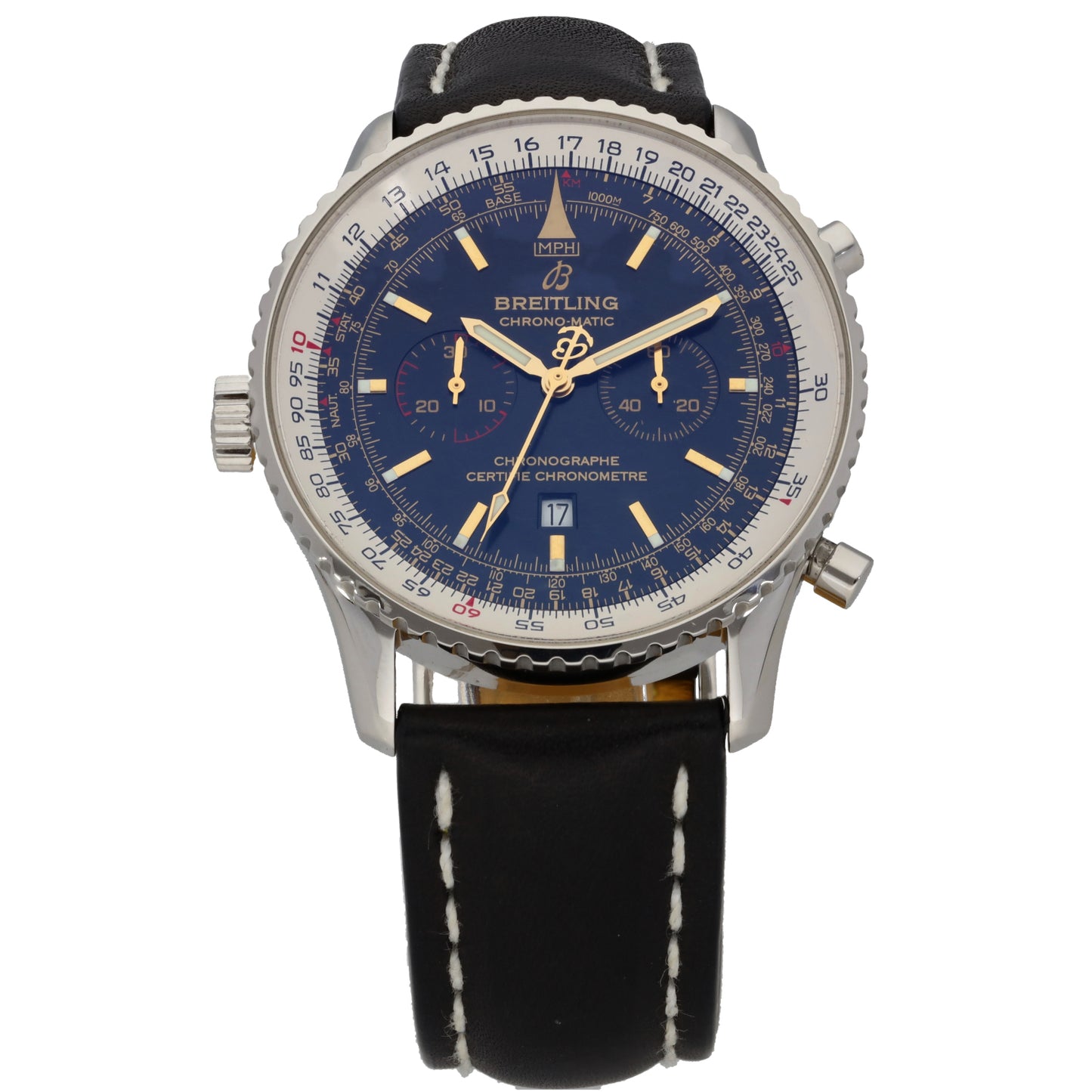 Breitling Navitimer Chrono-matic A41350 41mm Stainless Steel Watch