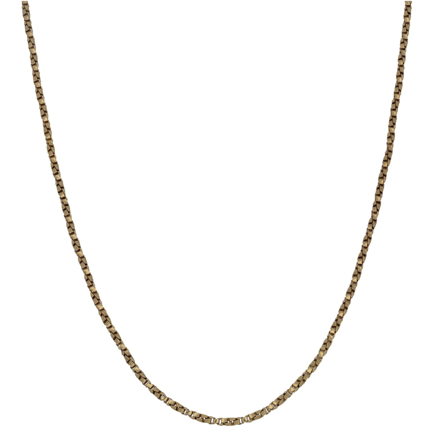 9ct Gold Box Chain 16"