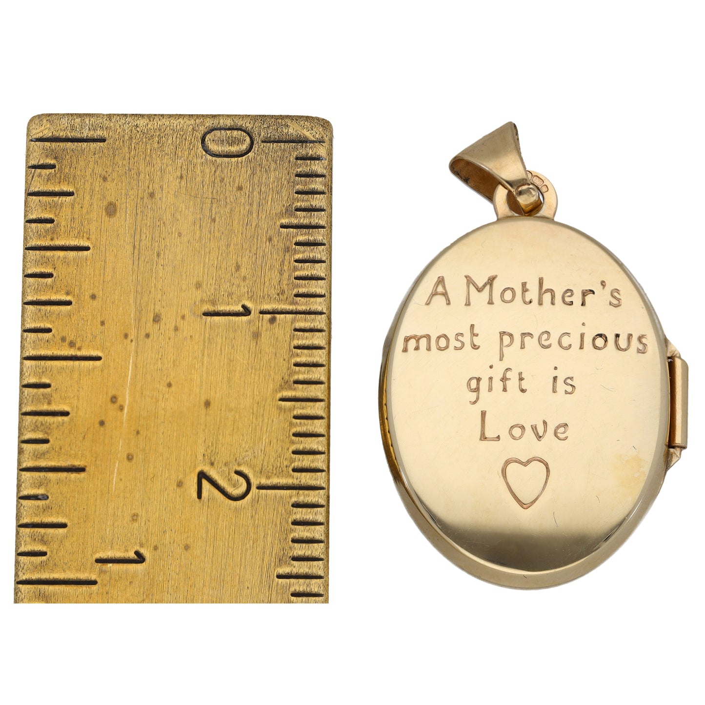 9ct Gold Family Locket Pendant