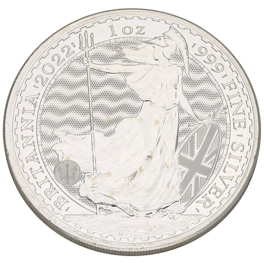 Fine Silver Queen Elizabeth II 1 OZ Britannia Coin 2022