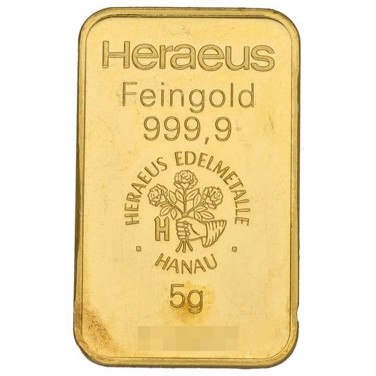 24ct 5g Gold Bar