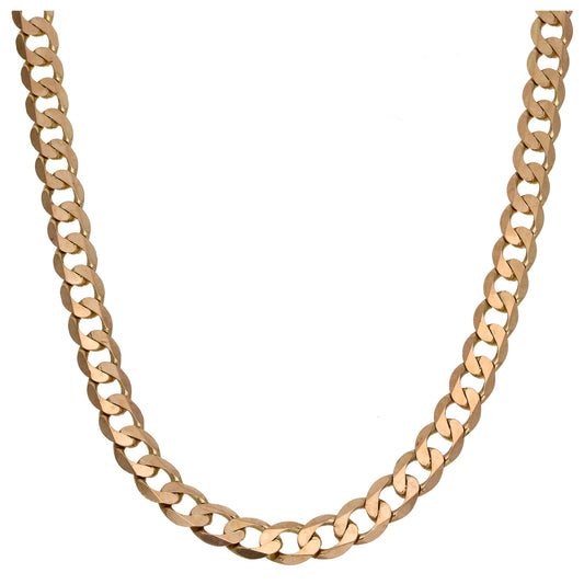 9ct Gold Curb Chain 20"