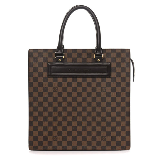 Louis Vuitton Venice Sac Plat Damier Ebene Coated Canvas Bag - Brown