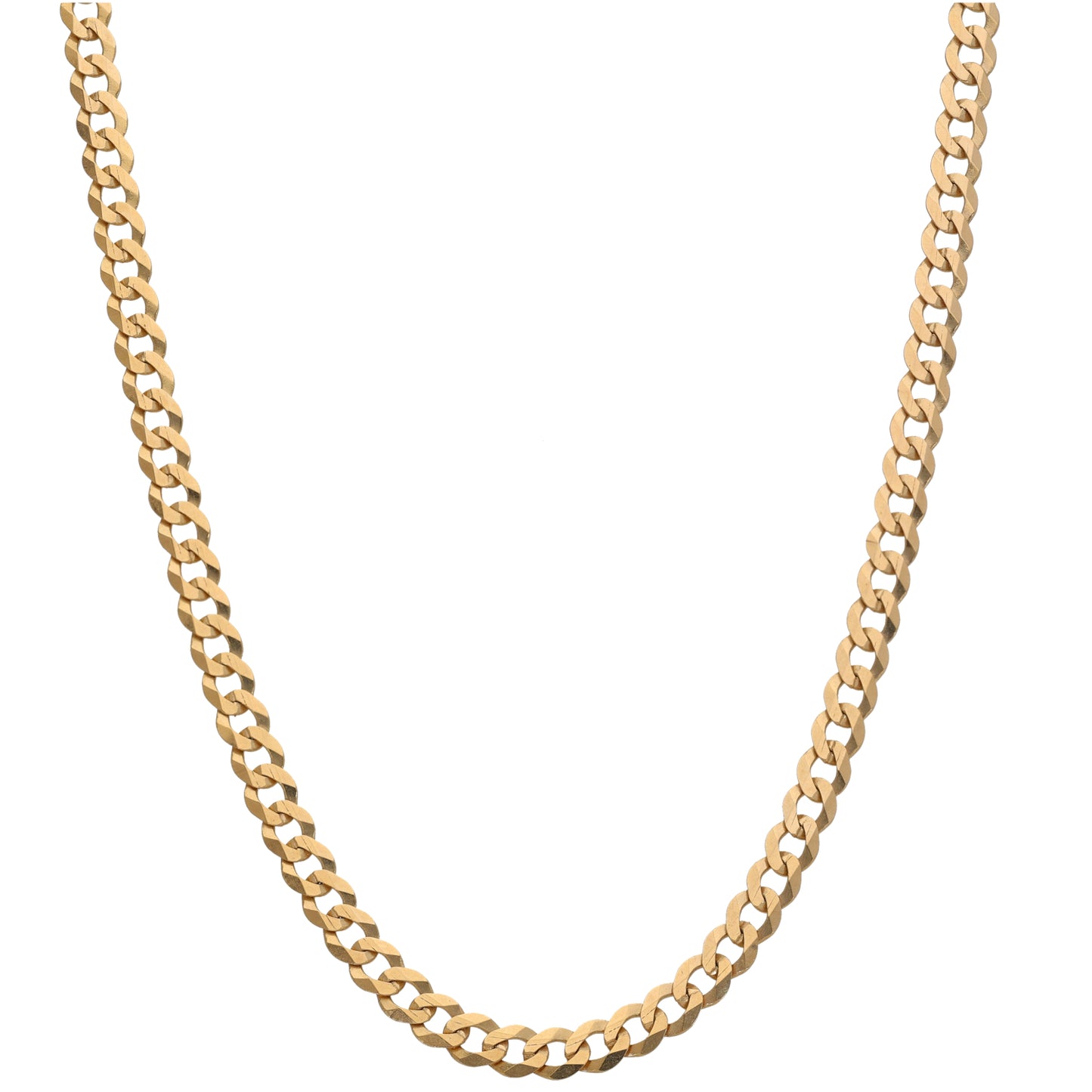 9ct Gold Curb Chain 20"