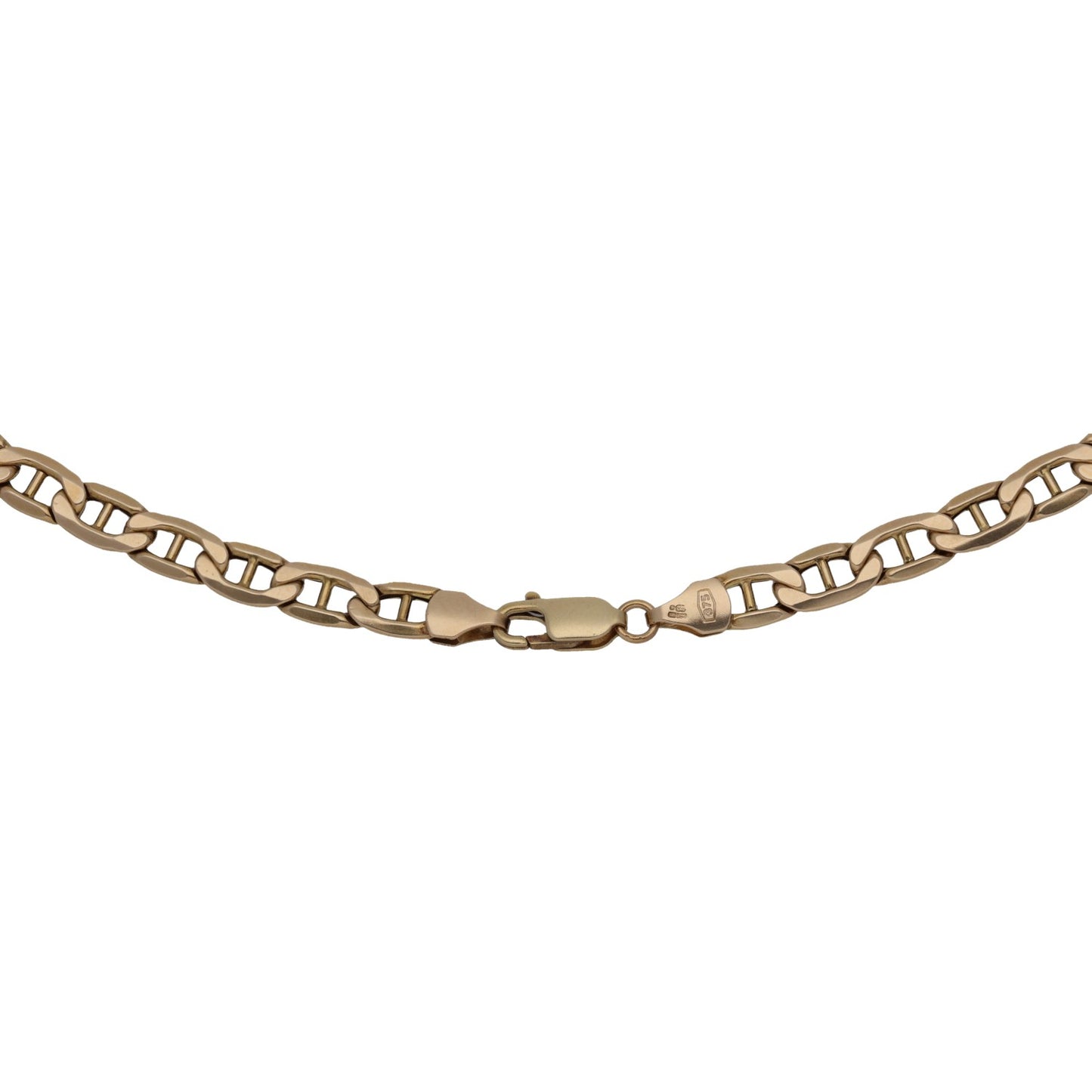9ct Gold Anchor Chain 18"