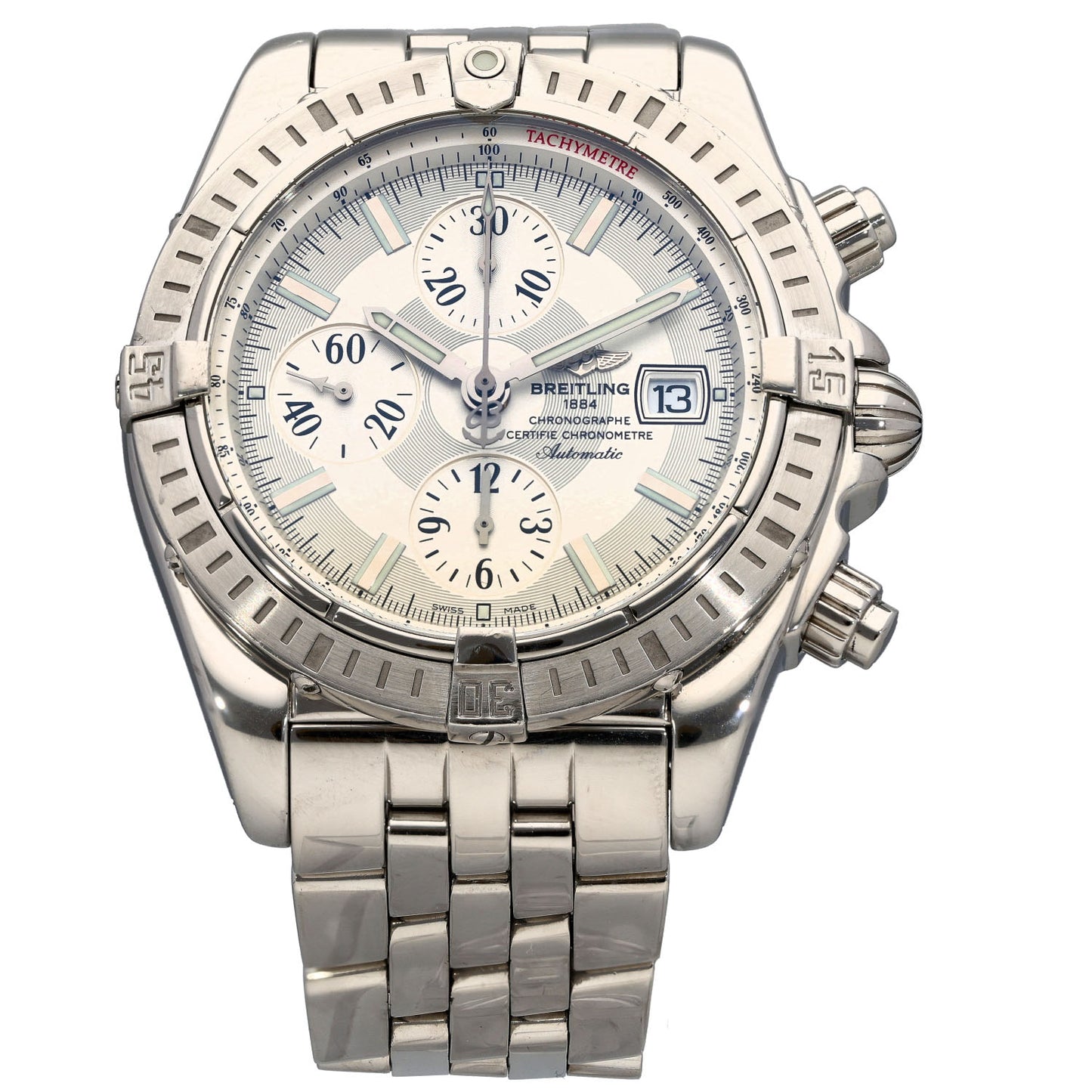 Breitling Chronomat Evolution A13356 44mm Stainless Steel Watch