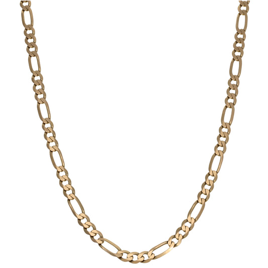 9ct Gold Figaro Chain 18"