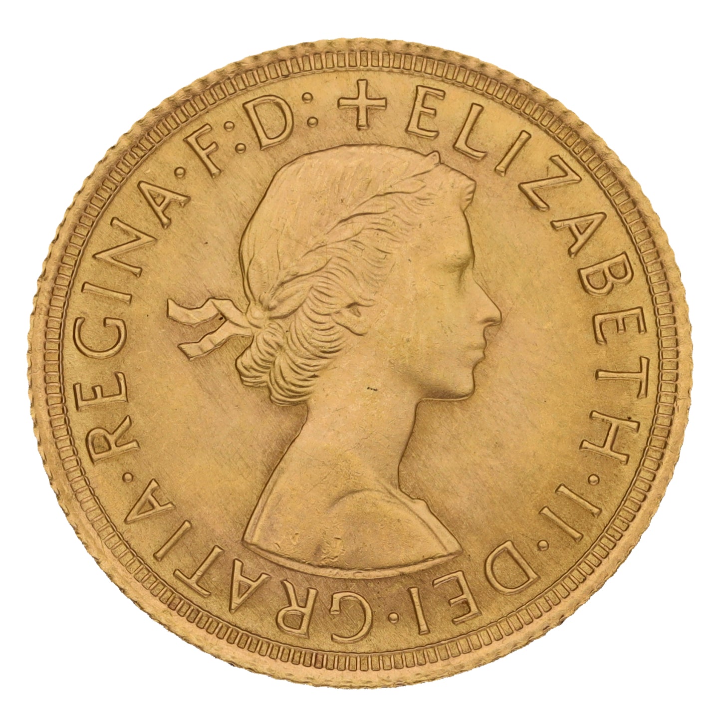 22ct Gold Queen Elizabeth II Full Sovereign Coin 1966