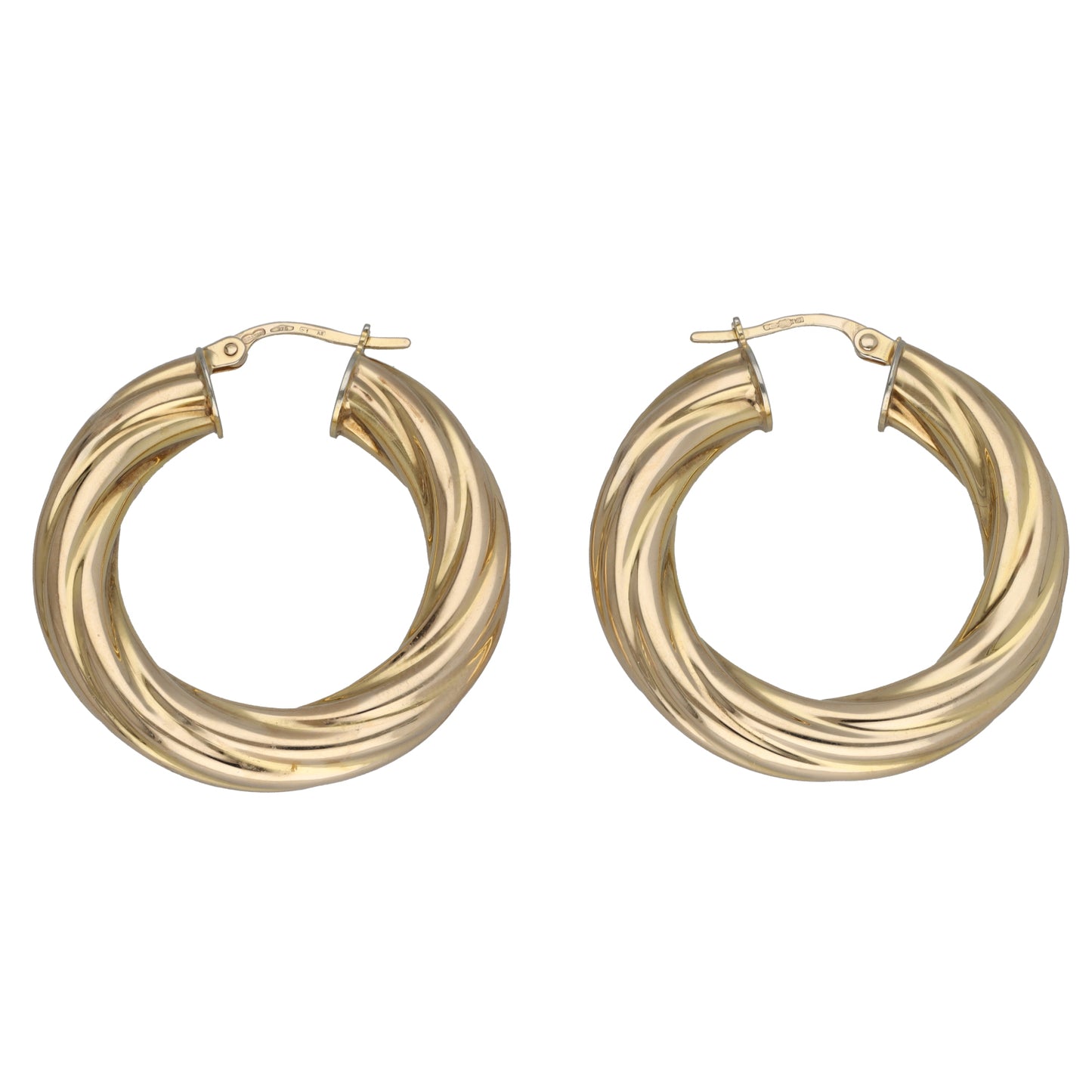 9ct Gold Hoop Earrings
