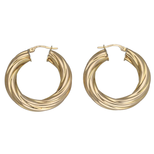 9ct Gold Hoop Earrings
