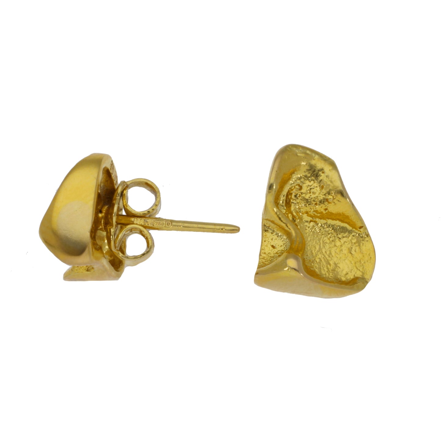 18ct Gold Symbol Earrings