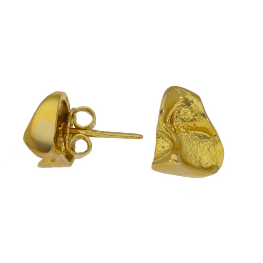 18ct Gold Symbol Earrings
