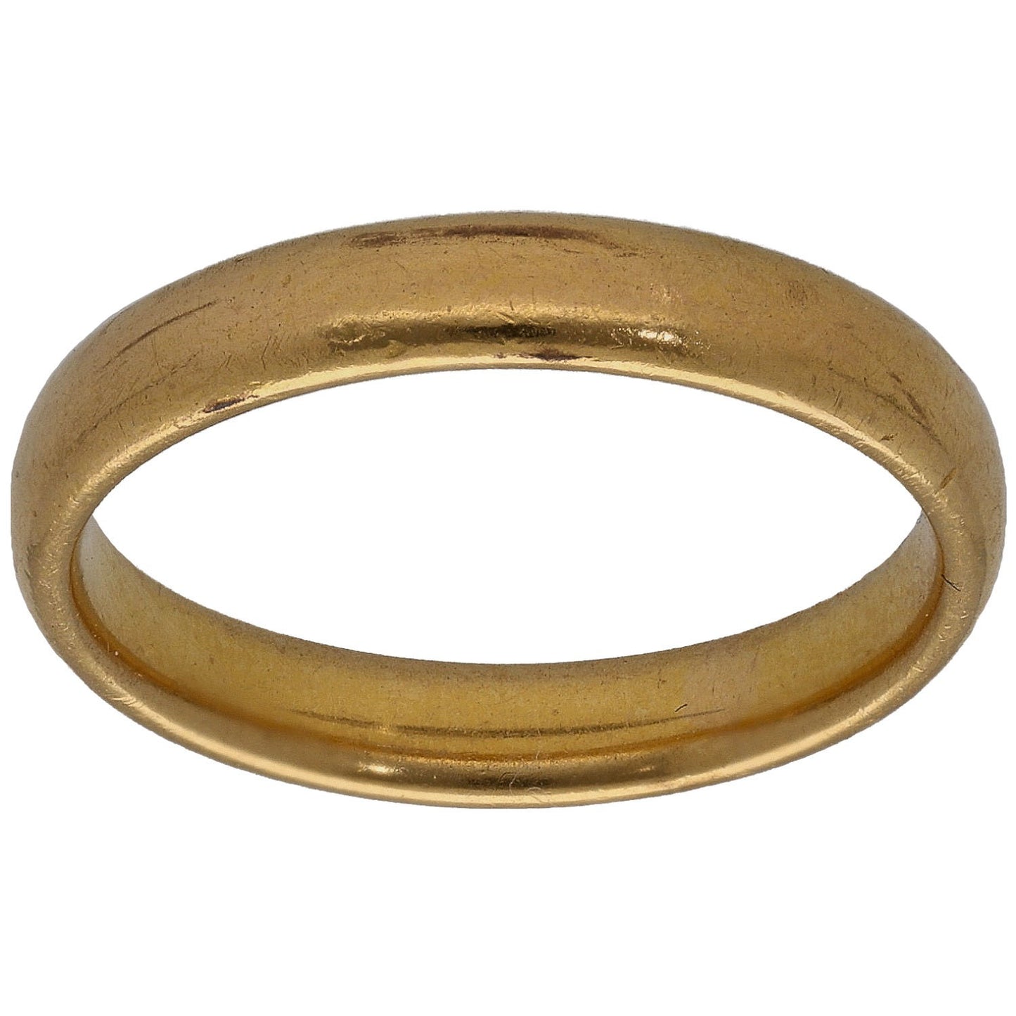22ct Gold Plain Wedding Ring Size K
