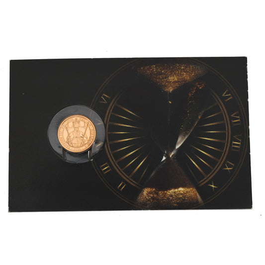 22ct Gold King Charles III Quarter Sovereign Coin 2024