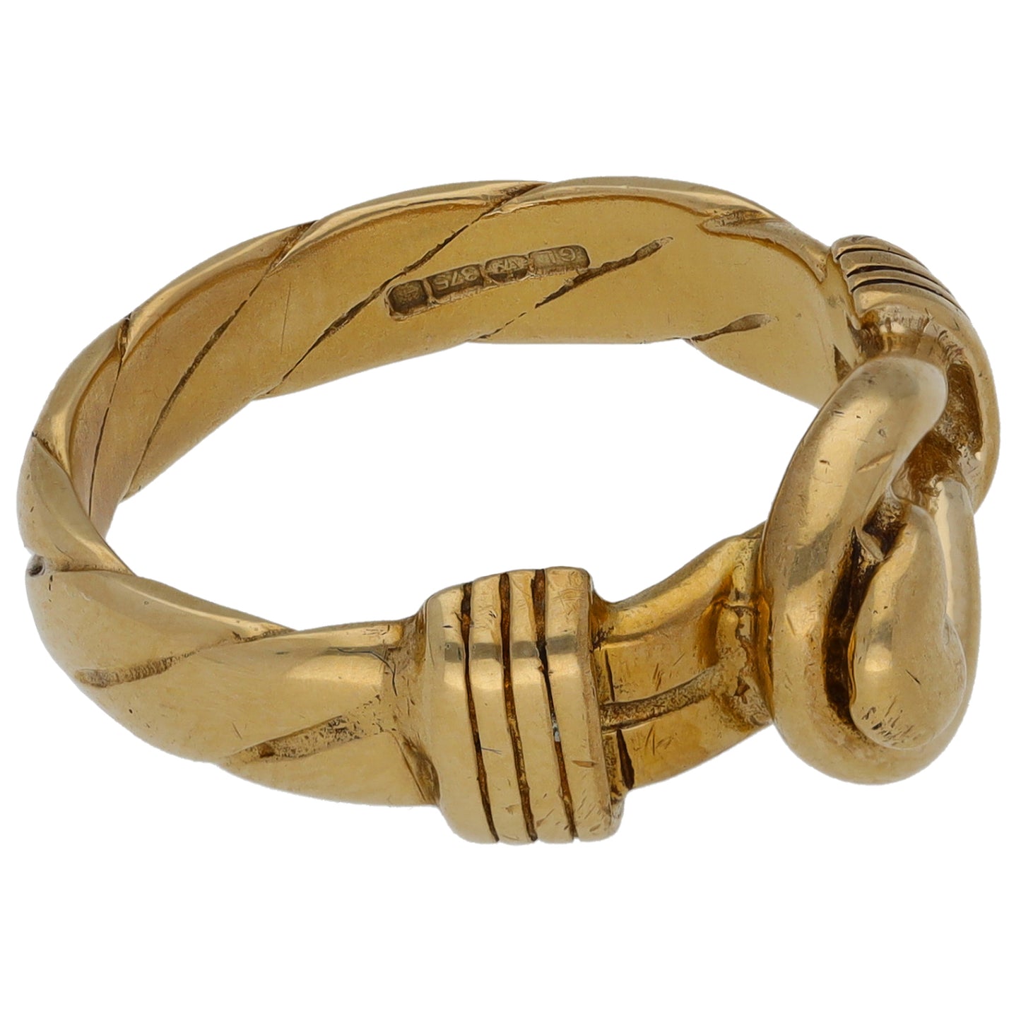 9ct Gold Alternative Ring Size O