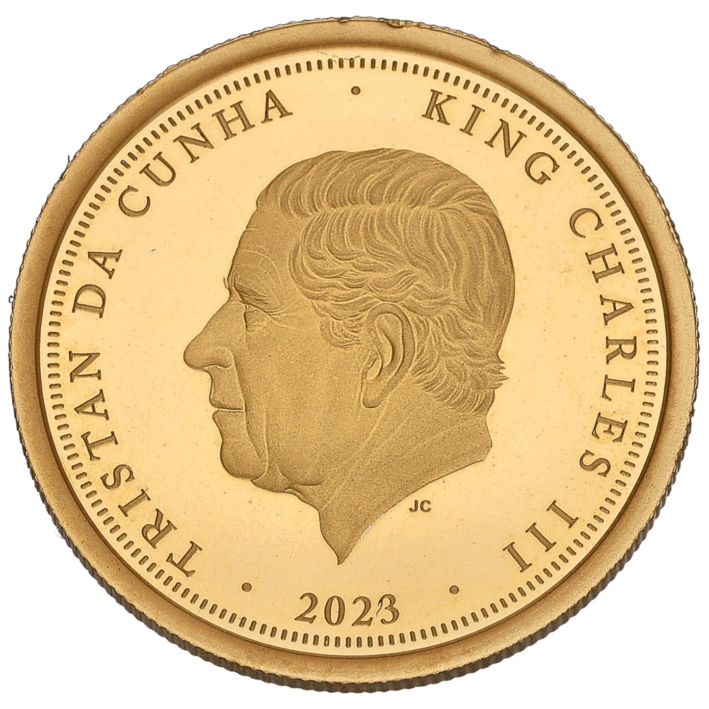 22ct Gold King Charles III Half Sovereign Coin 2023